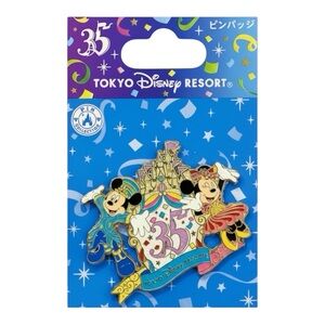 EXCLUSIVE DISNEYLAND 35TH ANNIVERSARY PIN - BRAND NEW